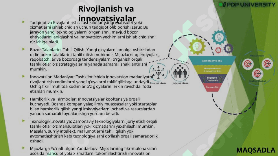 Tashkilotlarning maqsadi va vazifalari 6