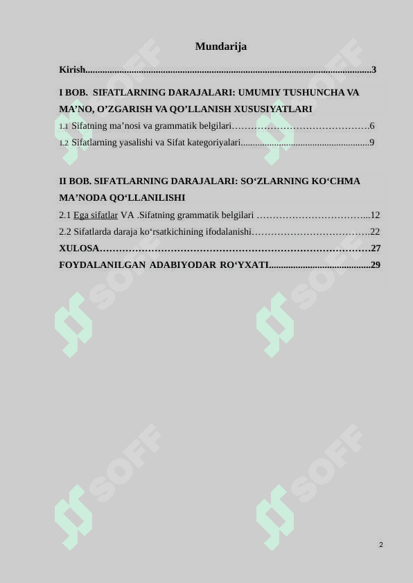 Sifatlarda daraja kategoriyasi tahlili 2