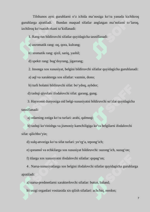 Sifatlarda daraja kategoriyasi tahlili 7