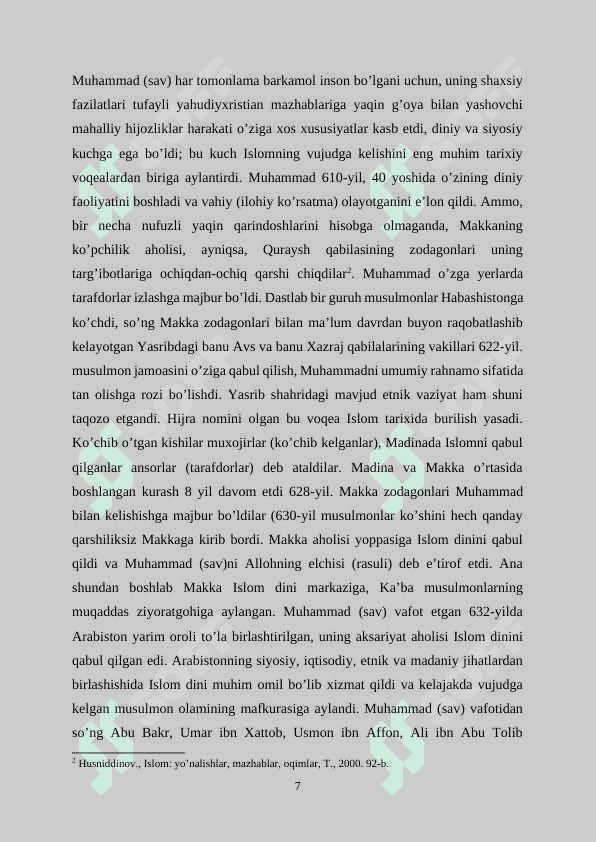 IX – XII ASRLARDA ARAB XALIFALIGI MADANIYATI 7