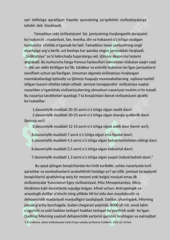 SIVILIZATSIYA VA MAʼNAVIYAT 7