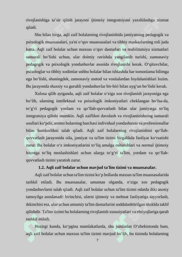 AQLI ZAIF BOLANING FAOLIYATINI KORREKTSIYALASH IMKONIYATLARI. 6