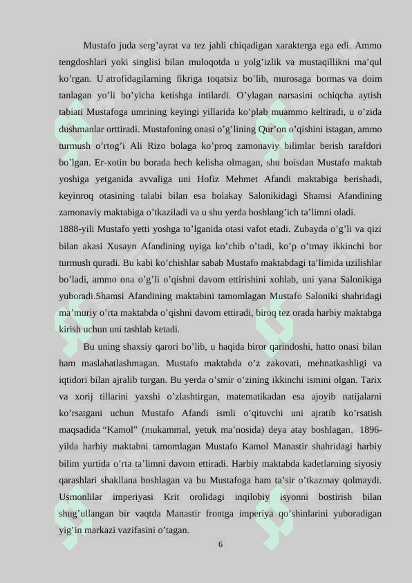 TURKIYADA MUSTAFO KAMOL ISLOHOTI 6