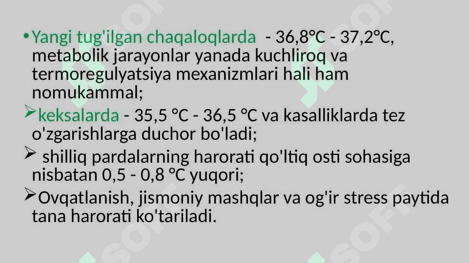 MAVZU: Tana harorati, puls, QB, nafas olish 7