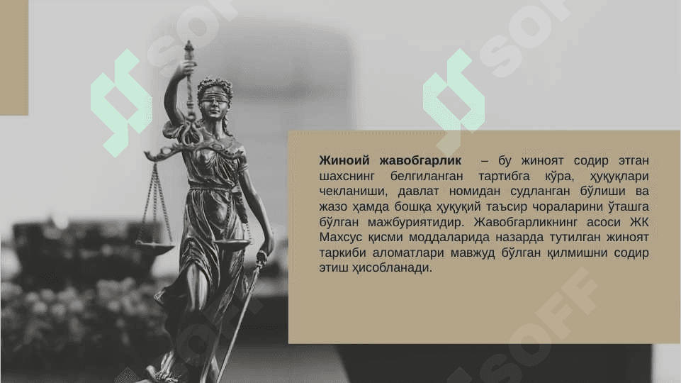 Жиноий жавобгарлик ва унинг асослари 3