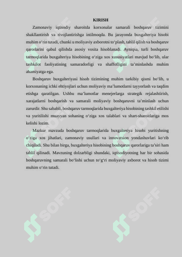 BOSHQARUV TARMOQLARIDA BUXGALTERIYA HISOBINING XUSUSIYATLARI 2