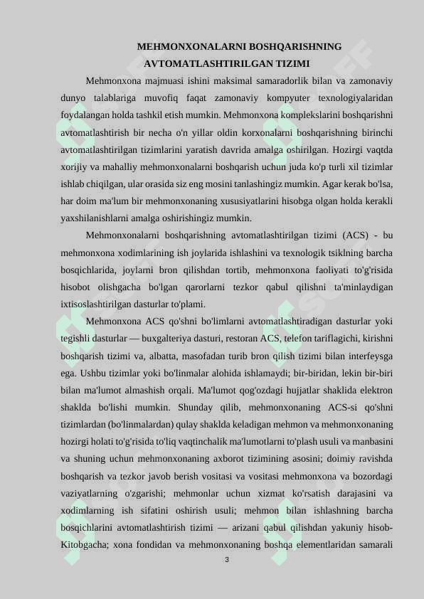MEXMONXONA XOJALIGIDA AXBOROTNI BOSHQARISH 3