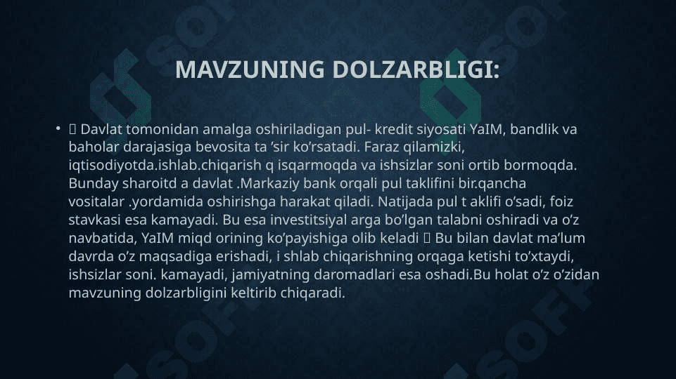 PUL-KREDIT SIYOSATI 4