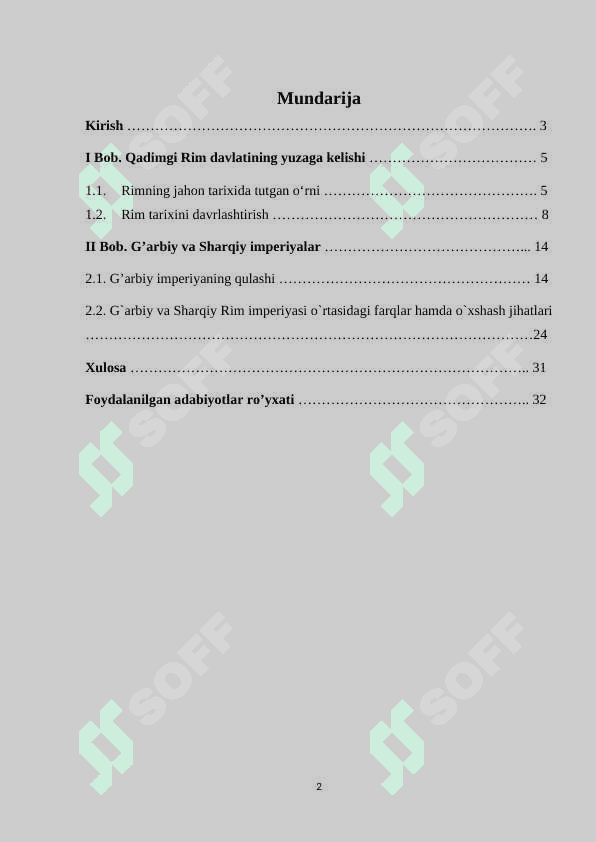 Rim imperiyasining G’arbiy va Sharqiy imperiyalarga bo’lishi, uning sabablari 2