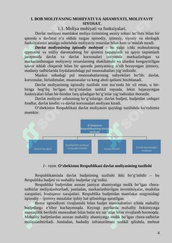 DAVLATNING MOLIYAVIY SIYOSATI VA UNING ASOSIY YO`NALISHLARI 4