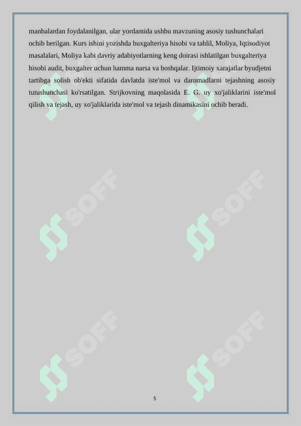 Iqtisodiy jamg’arish mohiyati va manbalari 5