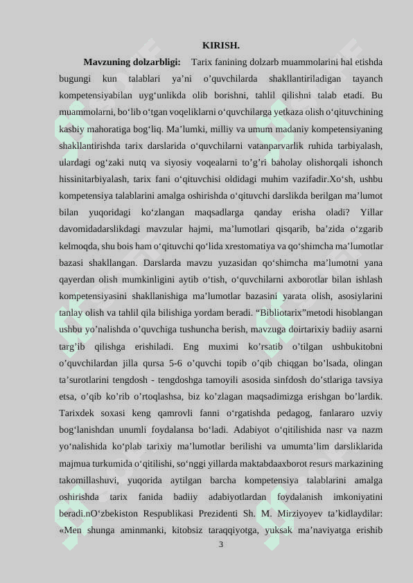 TARIXIY MANBALAR BILAN ISHLASH USULLARI. 3
