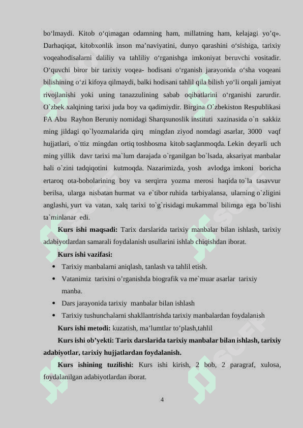 TARIXIY MANBALAR BILAN ISHLASH USULLARI. 4