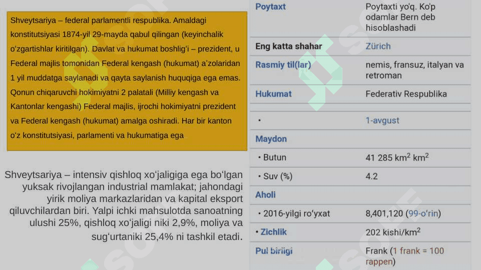 Shveytsariya moliya va soliq tizimi 6