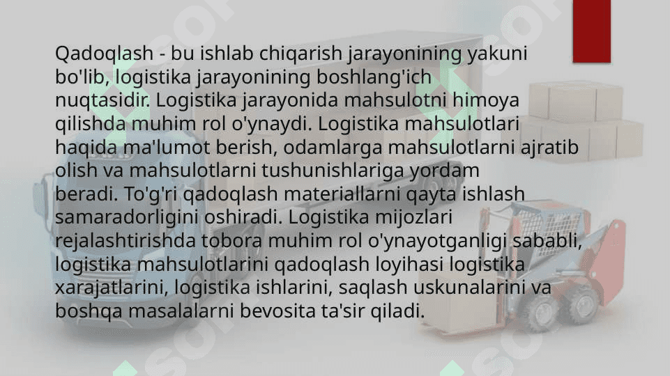 IDISHLAR VA QADOQLARNI LOGISTIK JIHATLARI 3