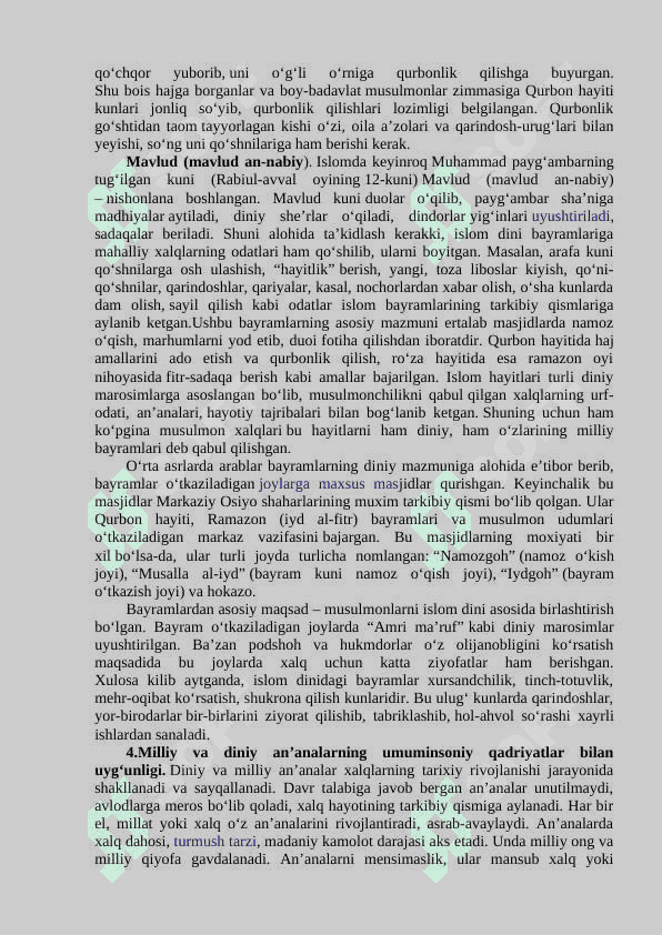 ISLOM QADRIYATLARI 6