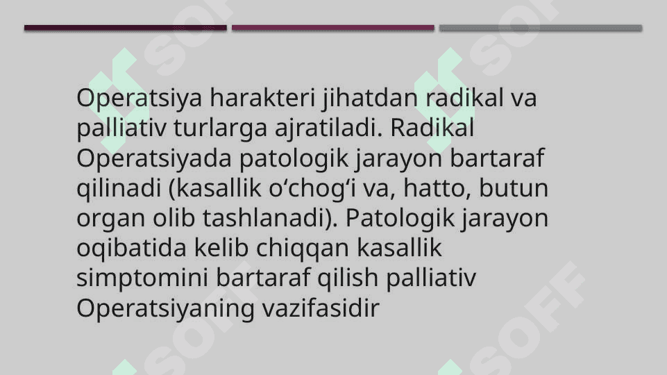 Xirurgik operatsiya oʻtkazish qoidalari 3