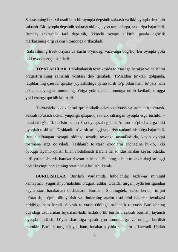 FUTBOLDA DARVOZABONLARNING MAYDONDAGI TEXNIK - TAKTIK USULLARINI TAHLIL QILISH 6