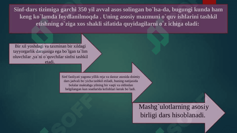 DARS - TA`LIMNI TASHKIL ETISHNING ASOSIY SHAKLI SIFATIDA 5