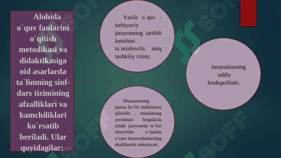 DARS - TA`LIMNI TASHKIL ETISHNING ASOSIY SHAKLI SIFATIDA 7
