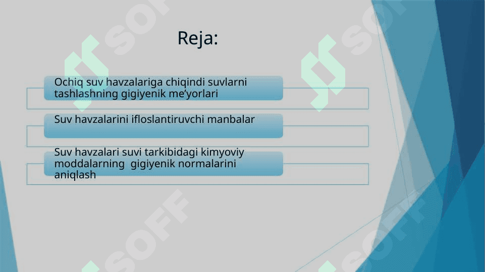 Ochiq suv havzalariga chiqindi suvlarni tashlash qoidalari 2