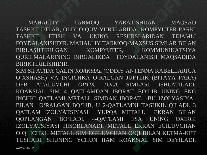 Kompyuter tarmoqlari haqida 4