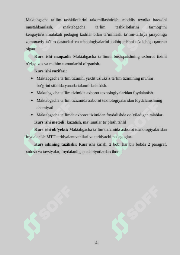 MAKTABGACHA TA'LIMNI BOSHQARISHNING AXBOROT TIZIMI 4