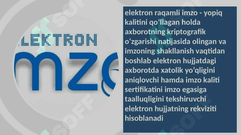 Elektron tijorat tizimlari va elektron raqamli imzo 6