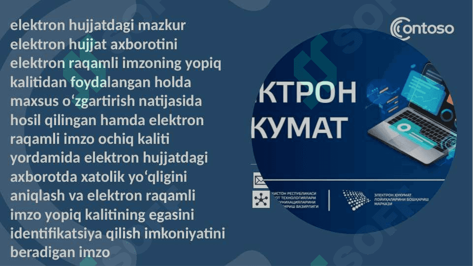 Elektron tijorat tizimlari va elektron raqamli imzo 7