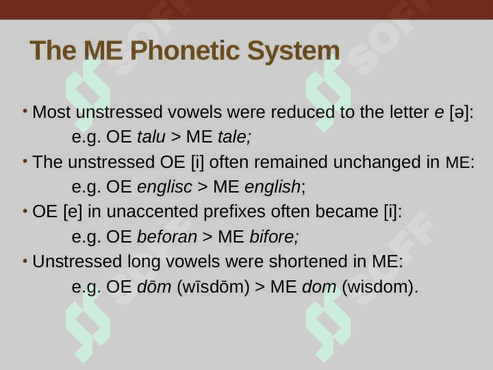 Middle English 8