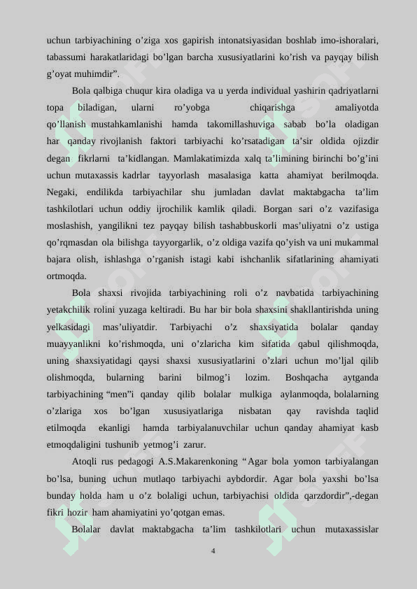 Davlat maktabgacha ta’lim tashkilotlarida metodi birlashmalarni tashkil etish 4