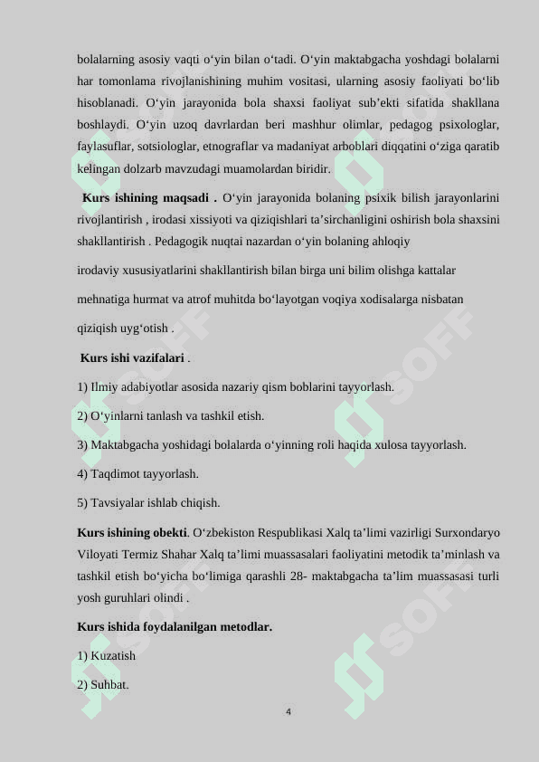 MAKTABGACHA YOSHIDAGI BOLALARDA O‘YINNING ROLI 4