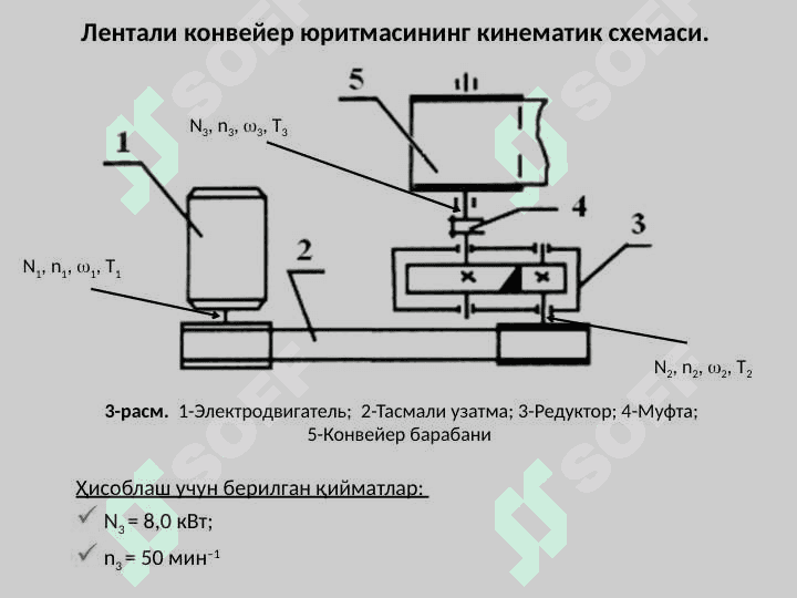 Механик юритманинг кинематик ҳисоби 4
