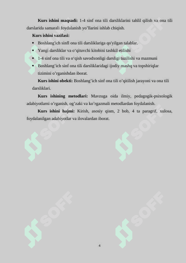 1-4 sinf ona tili darslari o’qitishini kitobini tahlil qilish 4