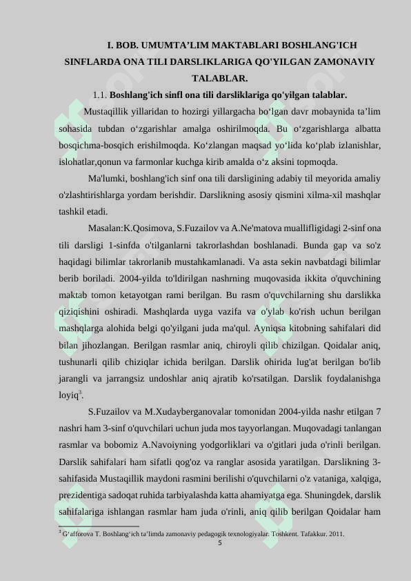 1-4 sinf ona tili darslari o’qitishini kitobini tahlil qilish 5