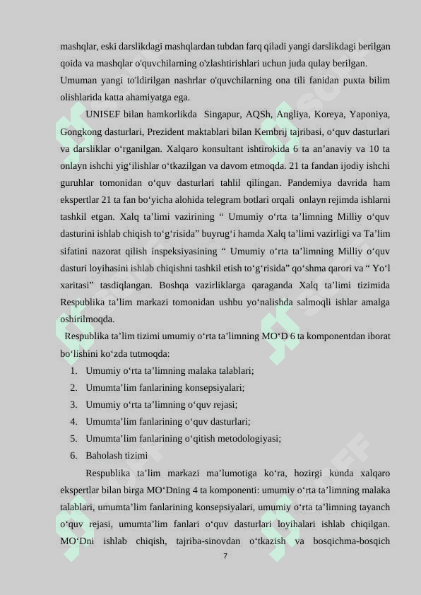 1-4 sinf ona tili darslari o’qitishini kitobini tahlil qilish 7