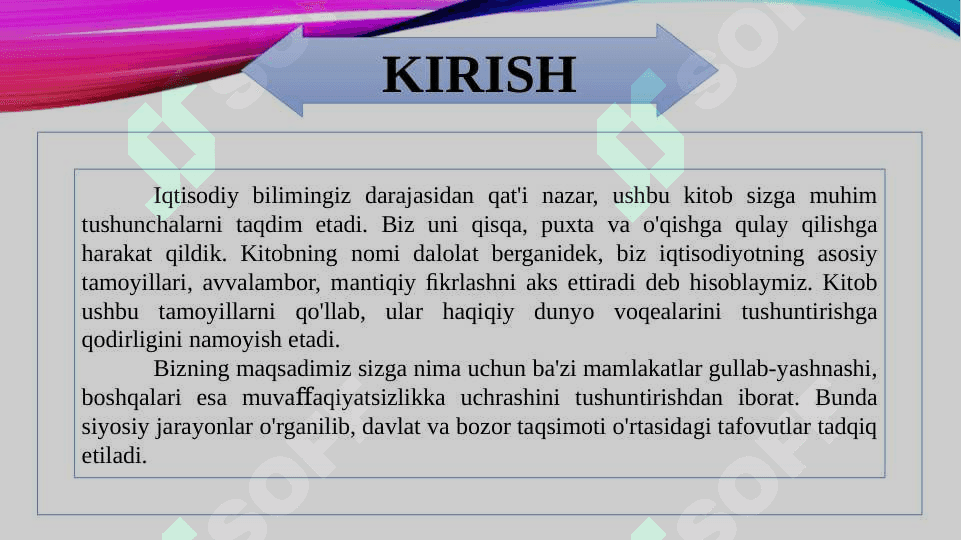 Iqtisodiyotning 12 eng muhim elementlari 2