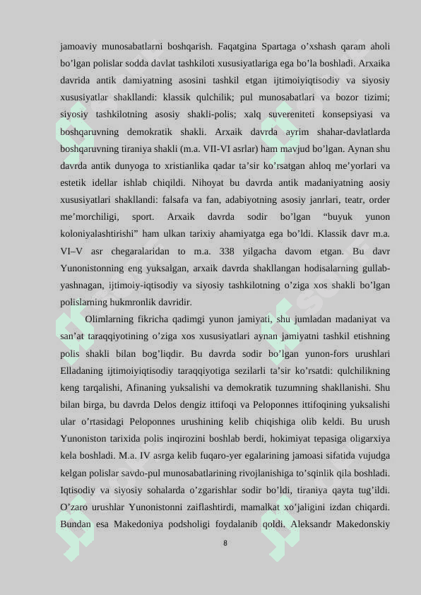 GARB SIVILIZATSIYASINING VUJUDGA KELISHI 8