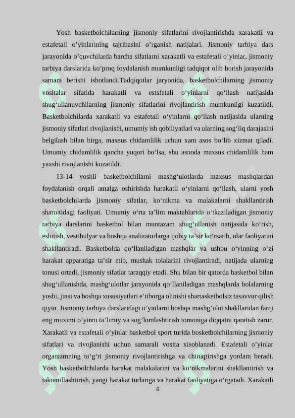 BASKETBOLDA CHIDAMLILIK VA UNI RIVOJLANTIRISH 5