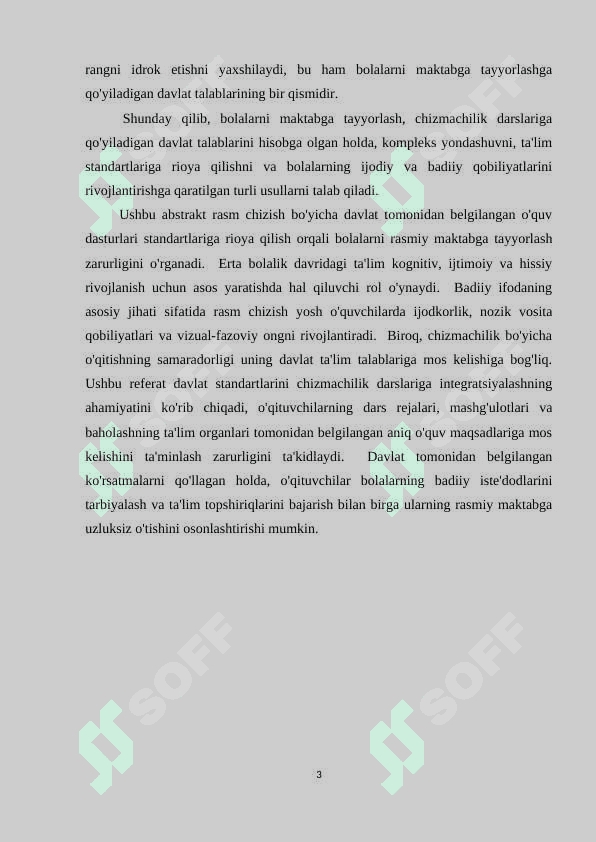 Rasm mashgʻulotlarida davlat talablari asosida bolalarni maktabga tayyorlash 3