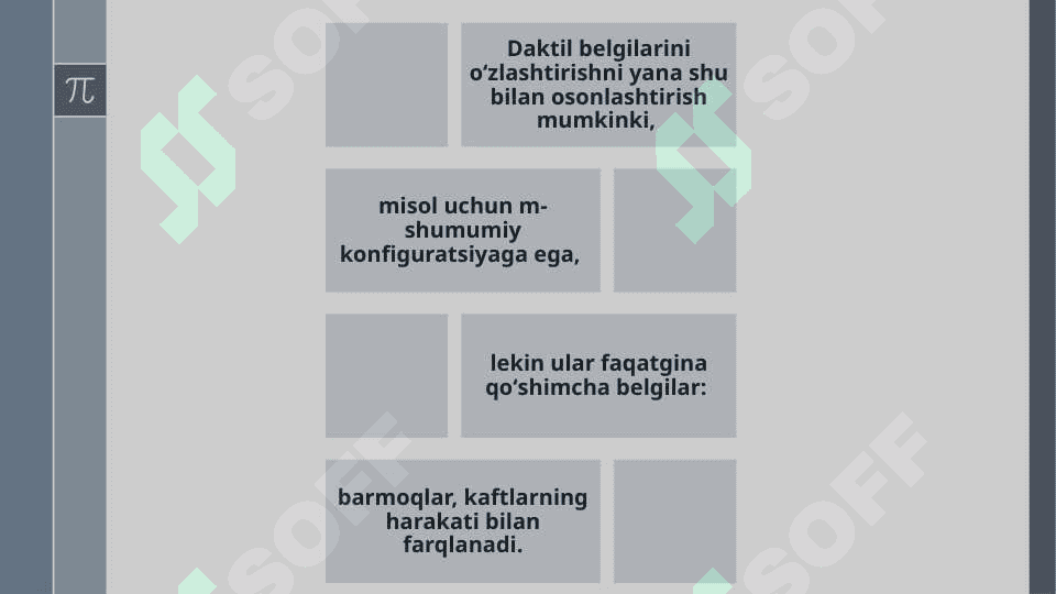 Daktil, imo-ishora nutqining mohiyati va uning og’zaki so’zlashuv va yozma nutqqa nisbatan xususiyatlari 5