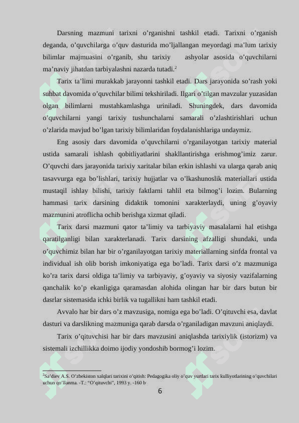 MAKTABLARDA TARIX FANINI O’QITISHDA AXBOROT TEXNOLOGIYALARINI JORIY ETISH 6