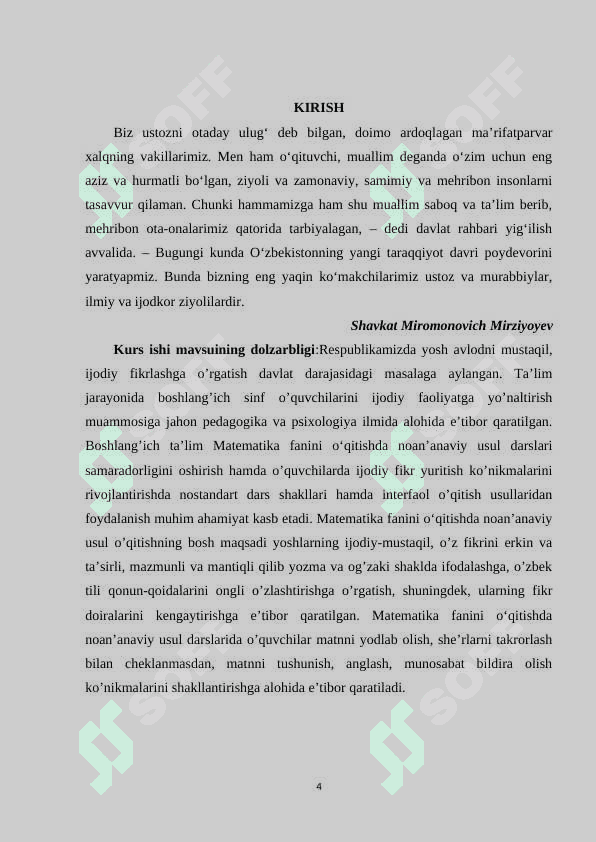 BOSHLANG’ICH SINFLARDA MATEMATIKA FANINI NOAN’ANAVIY USULDA O’QITISH 3