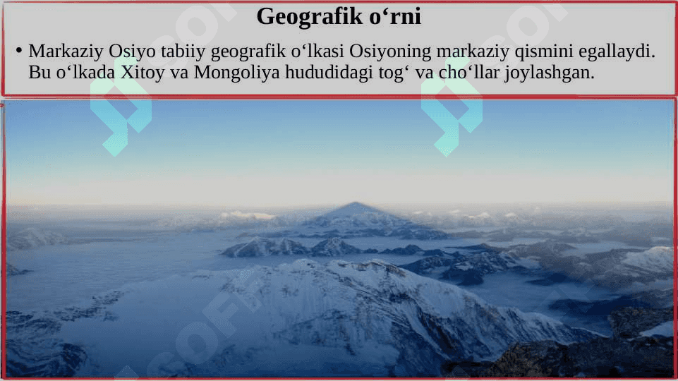 Markaziy Osiyo 3