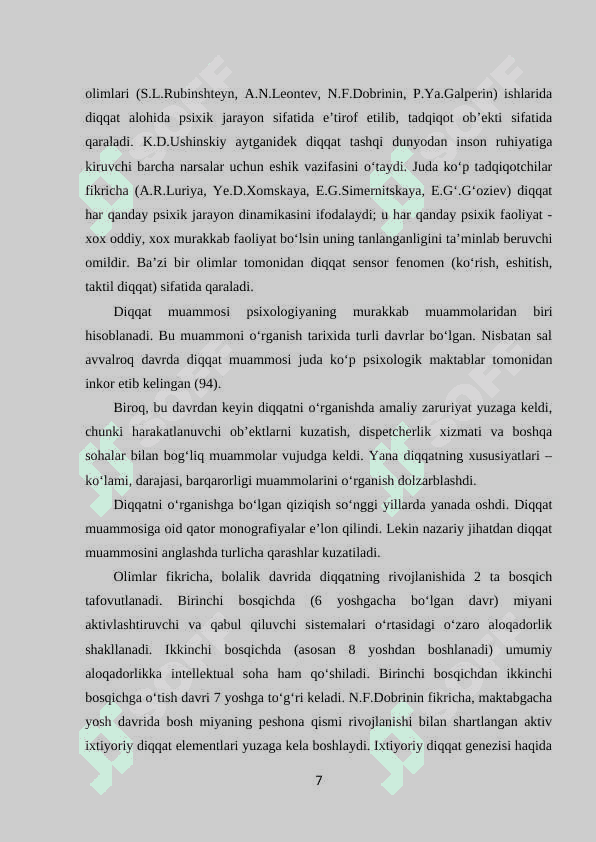 MAKTABGACHA YOSH DAVRI BOLALARIDA DIQQAT BARQARORLIGINI TA'MINLASHNING PSIXOKORREKSION ISHLARI 6
