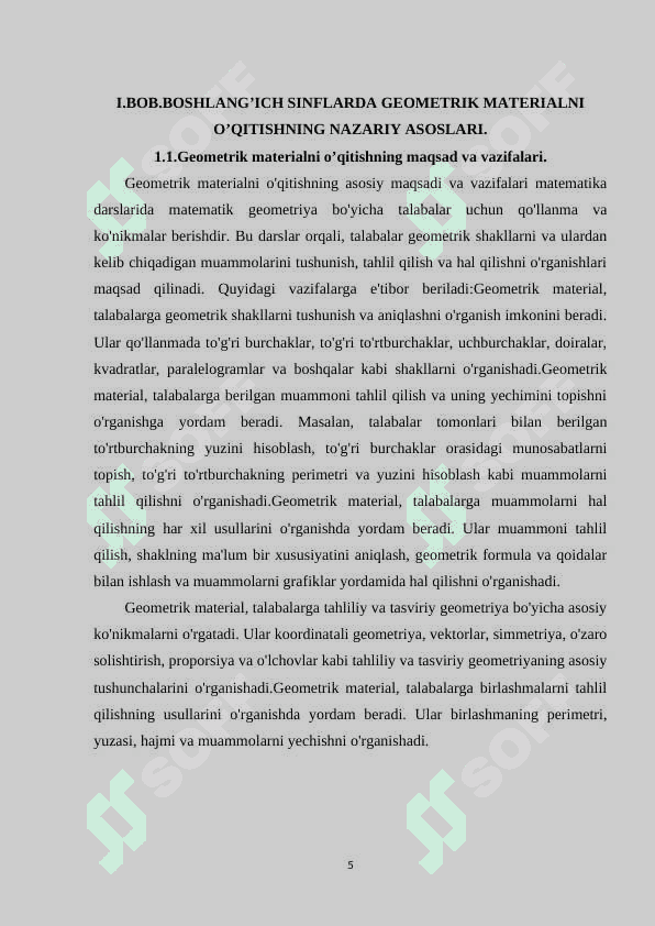 2-SINFDA GEOMETRIK MATERIAL USTIDA ISHLASH. 4