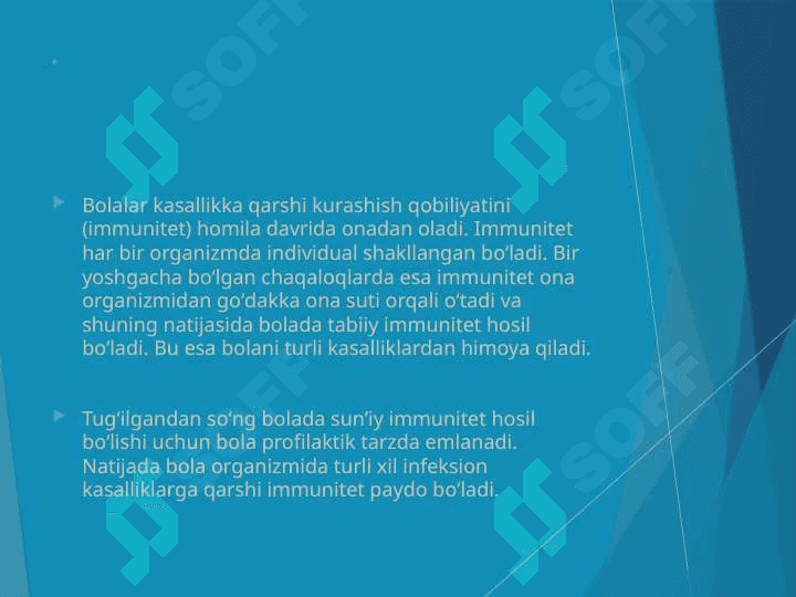 TEZ-TEZ KASALLANUVCHI BOLALAR 2