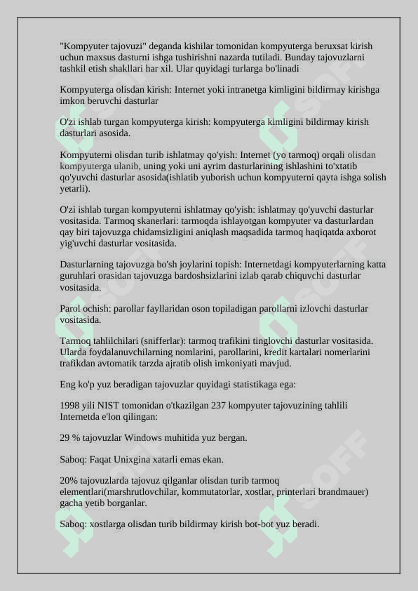 Axborotlarni himoya qilish usullari 3