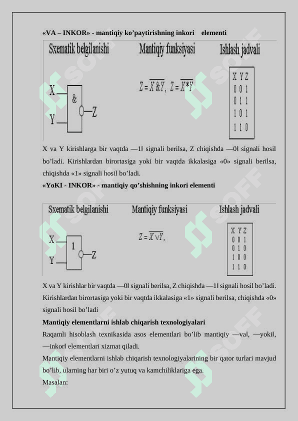 Mantiqiy elementlar va ularninq ishlash prinsiplari 4