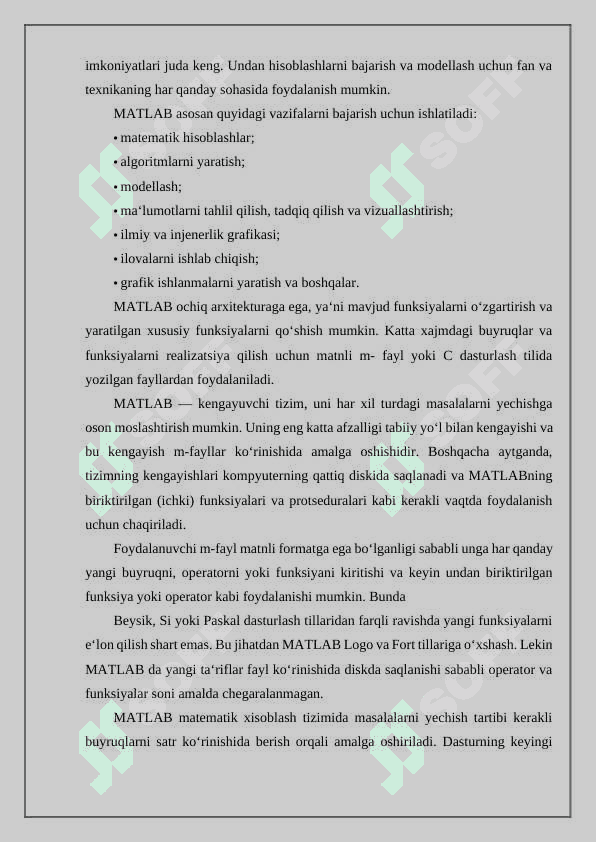 Matlab dasturini funksiyaning grafigini yaratish 3